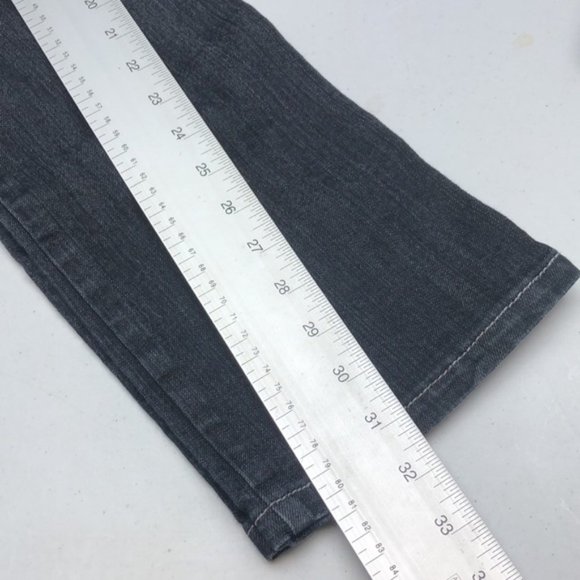 VINTAGE BONGO BLACKWASH SLIM STRAIGHT JEANS 7/29x32 😎 - Picture 8 of 13